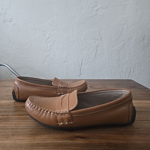 POLO RALPH LAUREN  Size 5.5 Brown Comfort School Shoes WENZHOU - Picture 1 of 9